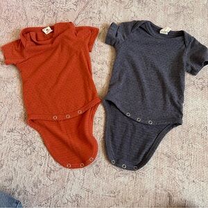 Kate Quinn Pointelle Set of Two Baby Bodysuits